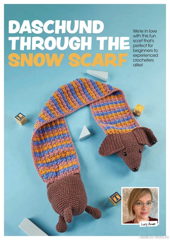 Вязаные модели крючком в журнале «Crochet Now №89 2022»