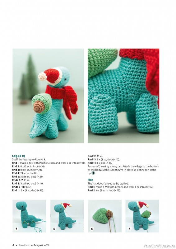 Вязаные проекты в журнале «Fun Crochet Magazine №19 2024»