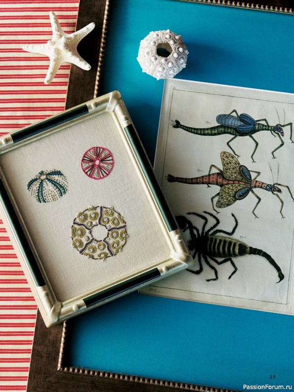 Коллекция вышивки в книге «Modern Japanese Embroidery Stitches»