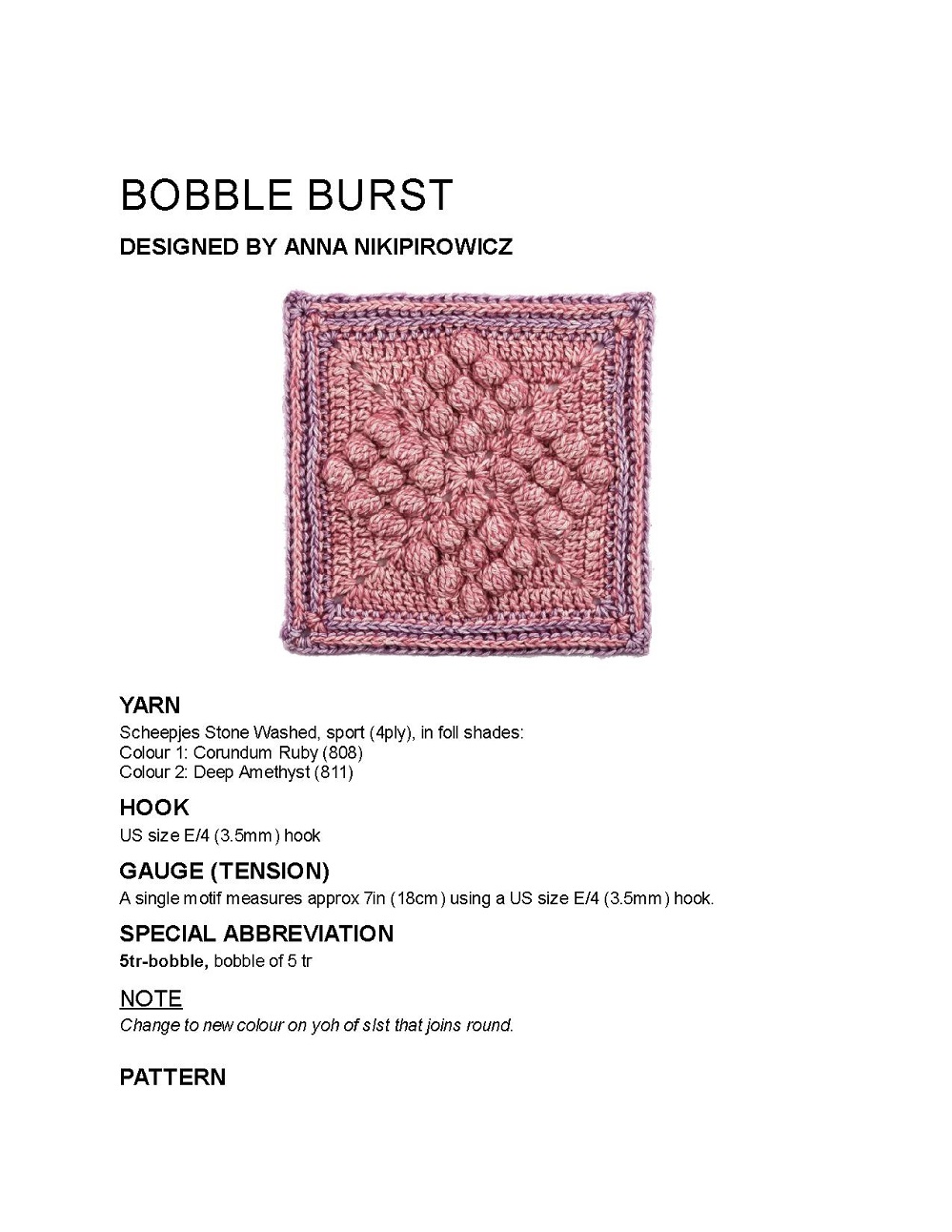 Коллекция проектов крючком в книге &laquo;100 Crochet Tiles&raquo;