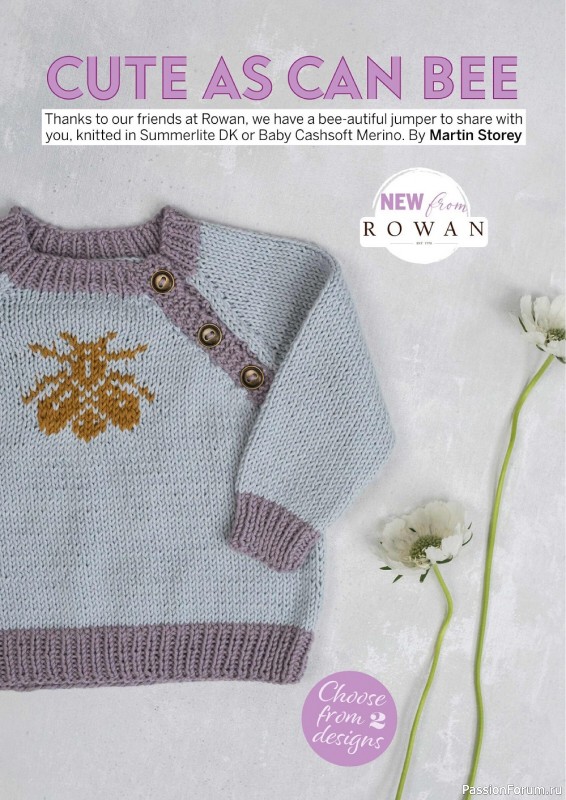 Коллекция проектов спицами в журнале «Simply Knitting №229 2022»