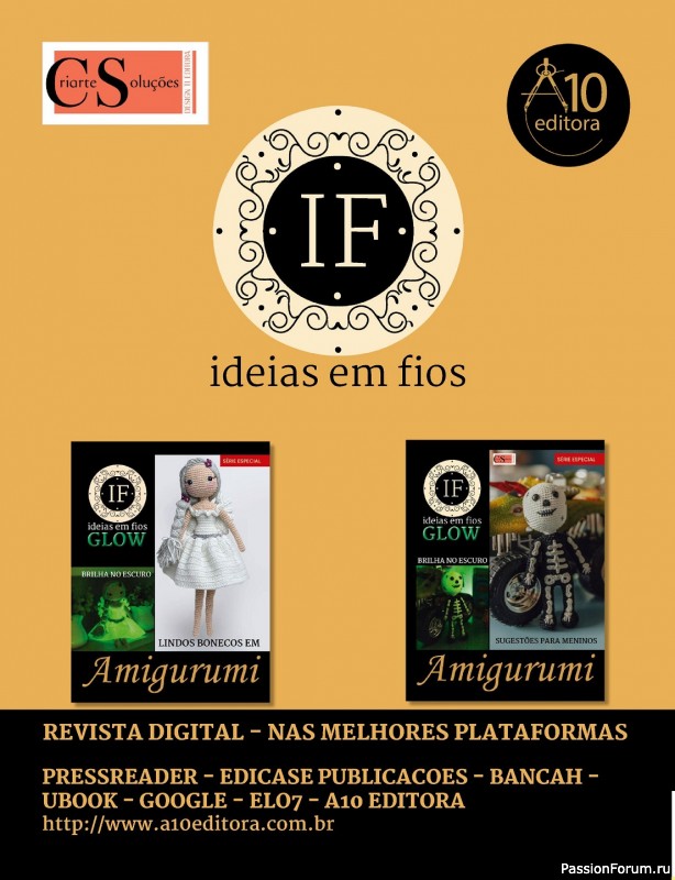 Вязаные проекты крючком в журнале «Ideias Criativas Artesanais - Setembro 2023»