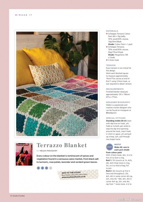 Вязаные проекты в журнале «Inside Crochet №155 2023»