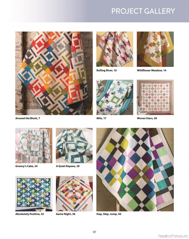 Коллекция проектов для рукодельниц в журнале «Quilter’s World Special - Perfectly Precut 2025»