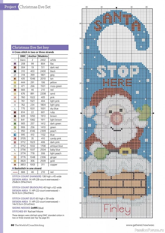 Коллекция вышивки в журнале «The World of Cross Stitching №339 2023»
