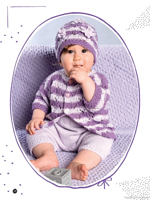 Вязаные модели для детей в журнале «Baby Maschenmode №65 2025»