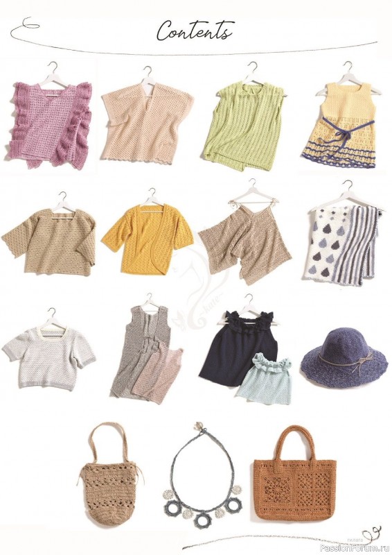 Вязаные модели в журнале «Knit Ange - Spring-Summer 2022»