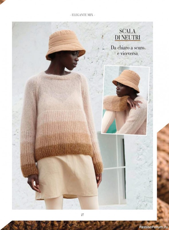 Вязаные модели в журнале «Piu Maglia №28 2022»