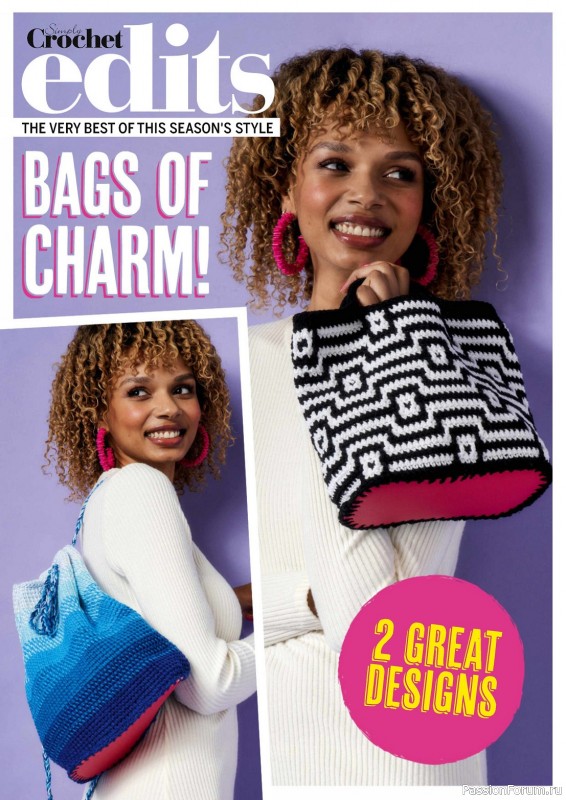Вязаные проекты крючком в журнале «Simply Crochet №145 2024»