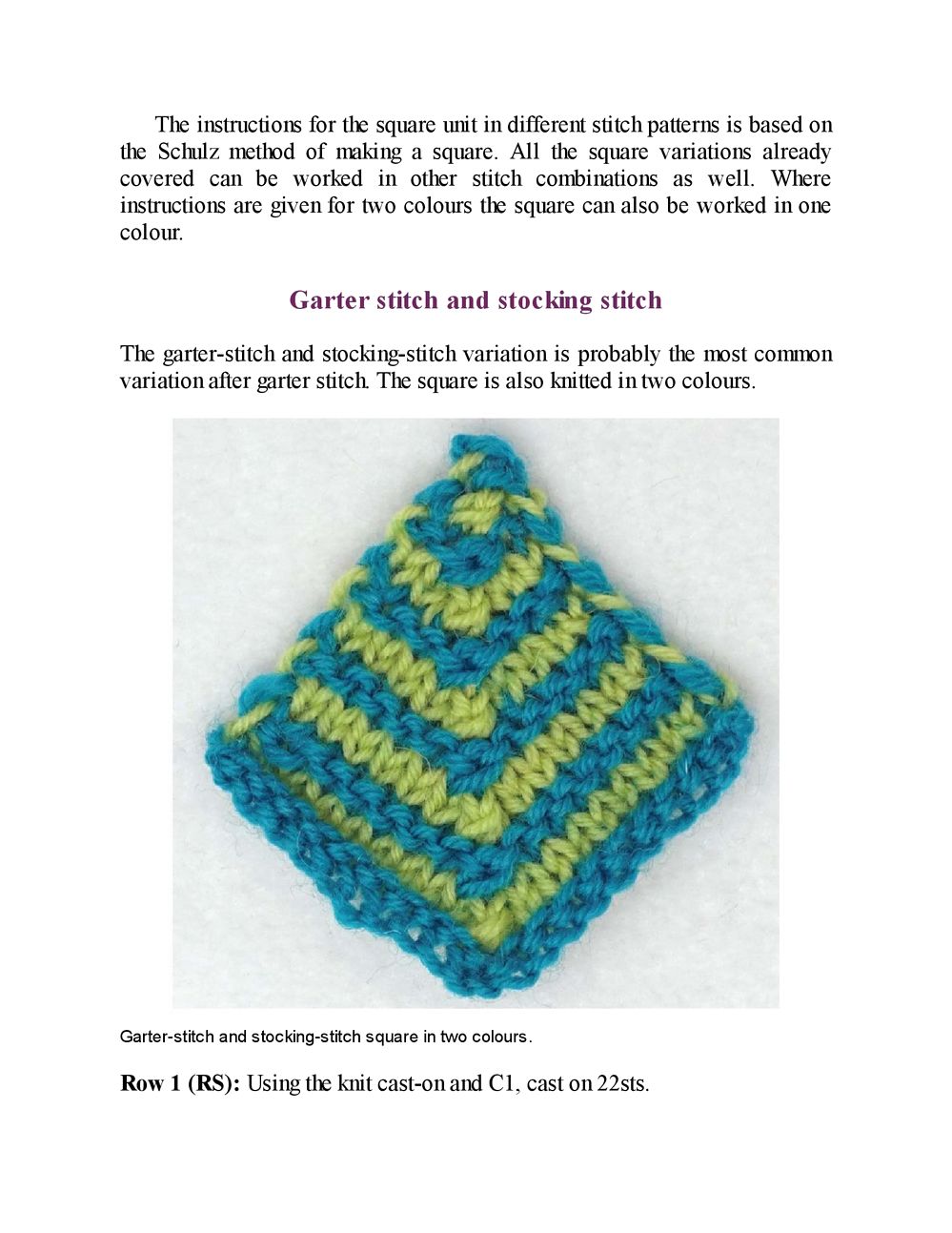 Patchwork Knitting