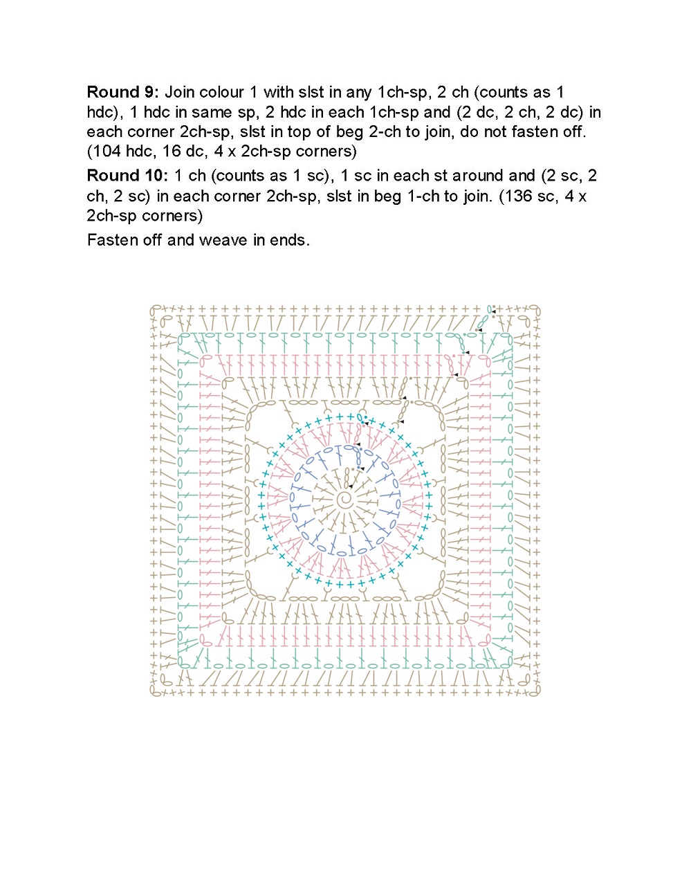 Коллекция проектов крючком в книге &laquo;100 Crochet Tiles&raquo;