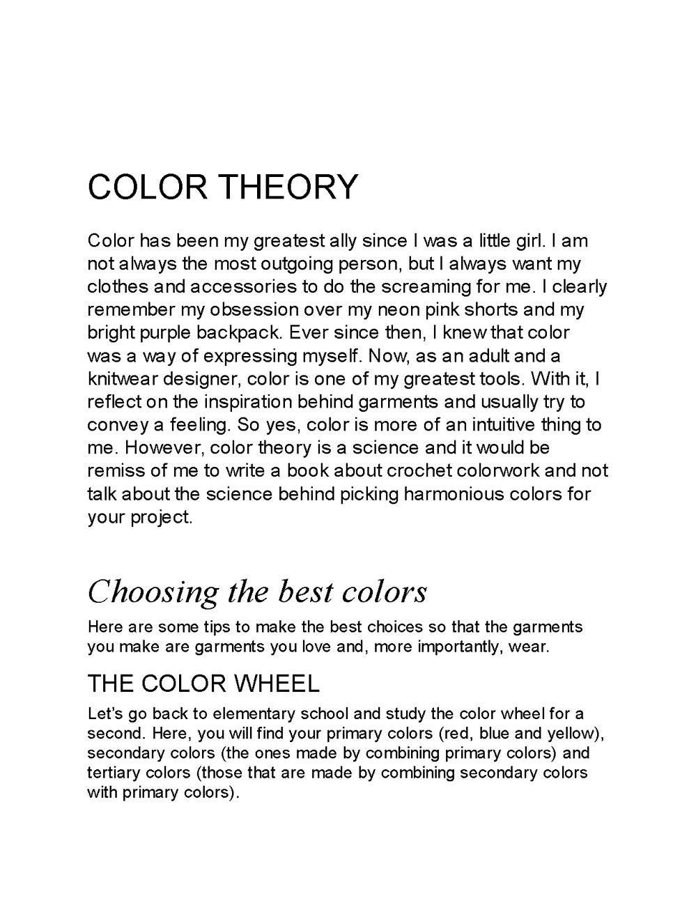 Коллекция проектов крючком в книге &laquo;Colorful Crochet Knitwear&raquo;