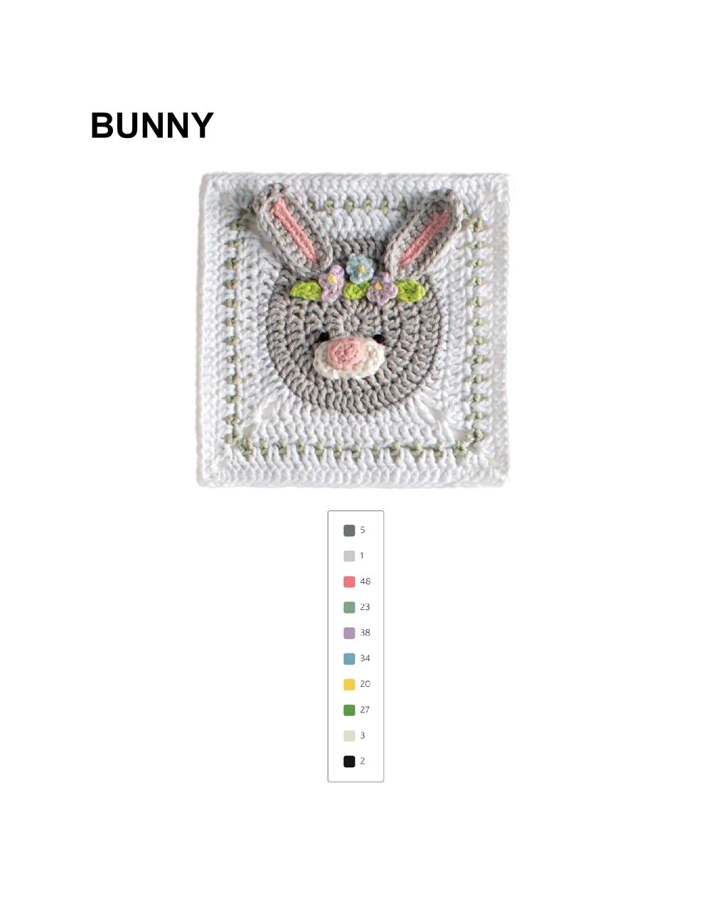 Коллекция "бабушкиных квадратов" в книге «3D Animal Granny Squares»