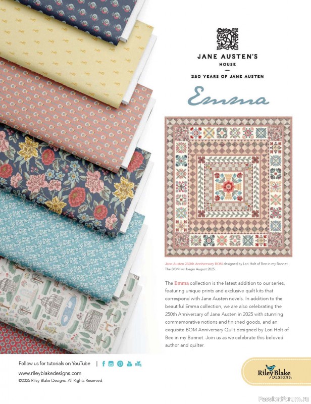 Коллекция проектов для рукодельниц в журнале «Fons & Porter’s Love Of Quilting - Summer 2025»