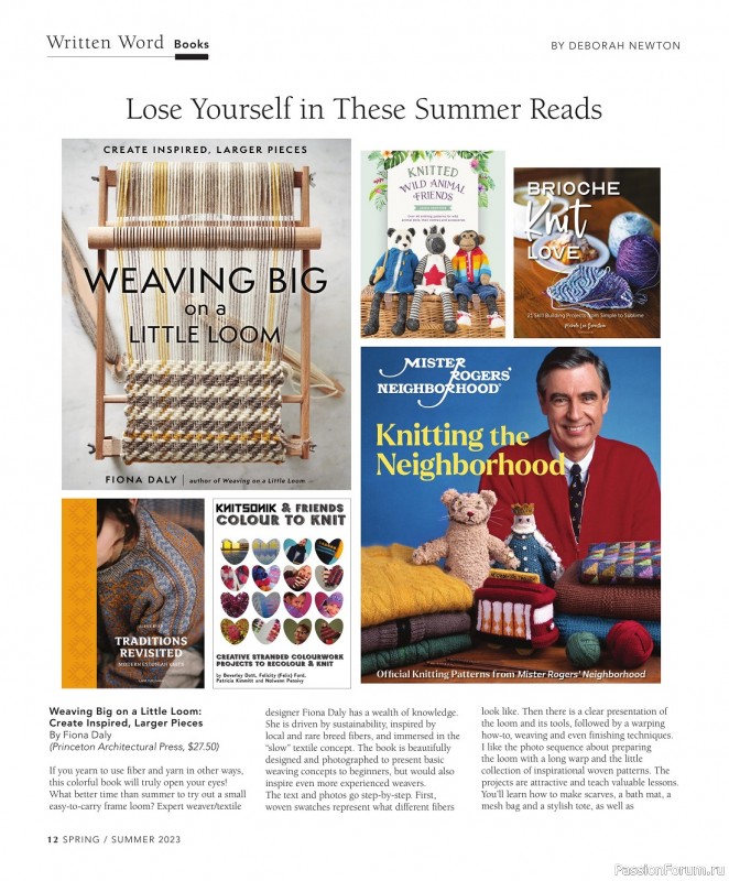 Вязаные модели в журнале «Vogue Knitting – Spring-Summer 2023»