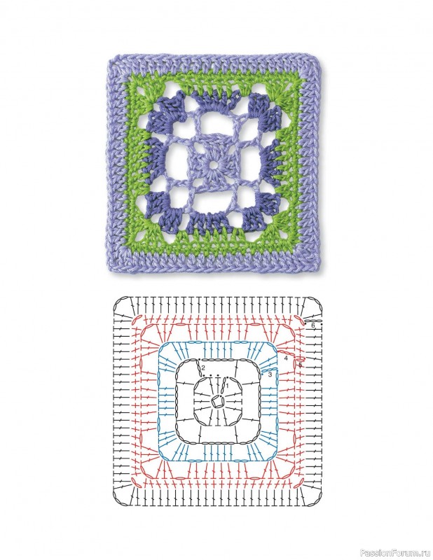 Вязаные проекты в книге «Granny Square Crochet for Beginners». Продолжение