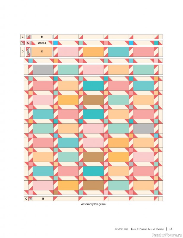 Коллекция проектов для рукодельниц в журнале «Fons & Porter’s Love Of Quilting - Summer 2025»