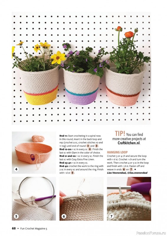 Вязаные проекты крючком в журнале «Fun Crochet №5 2022»