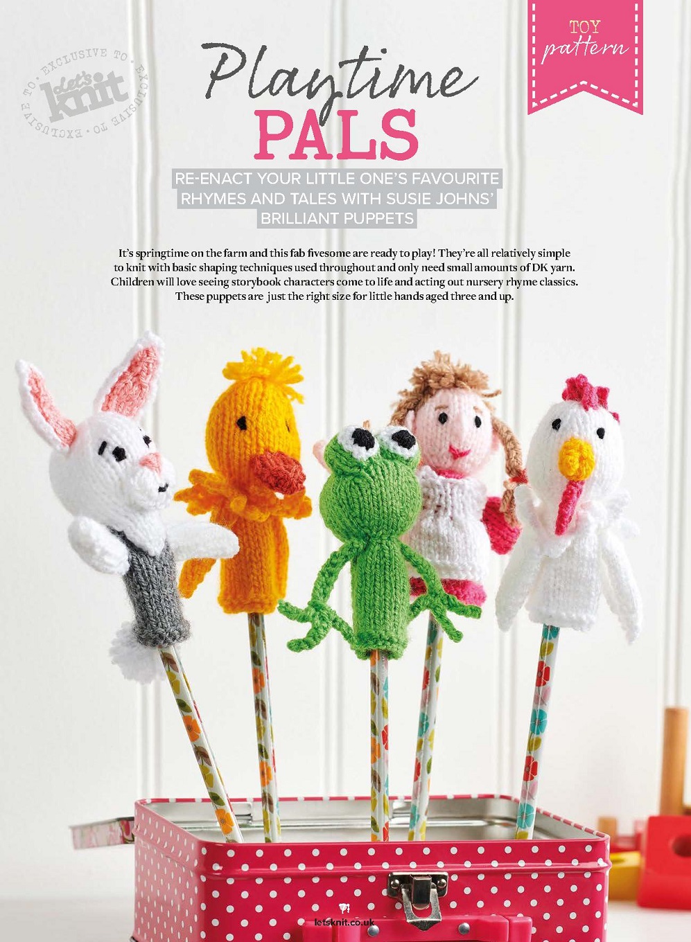 Вязаные модели спицами в журнале &quot;Let&#039;s Knit №181 2022&quot;.