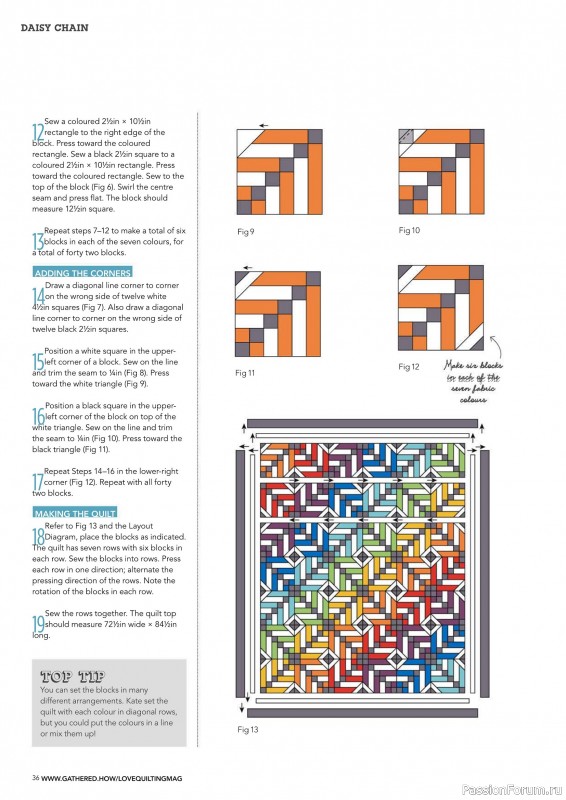 Коллекция проектов для рукодельниц в журнале «Love Patchwork & Quilting №152 2025»