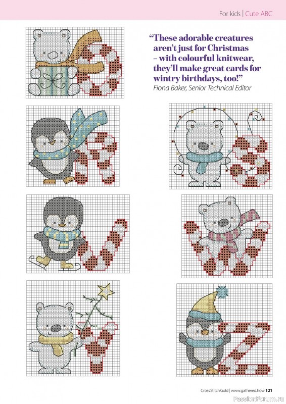 Коллекция вышивки в журнале «Cross Stitch Gold - Christmas Collection 2023»
