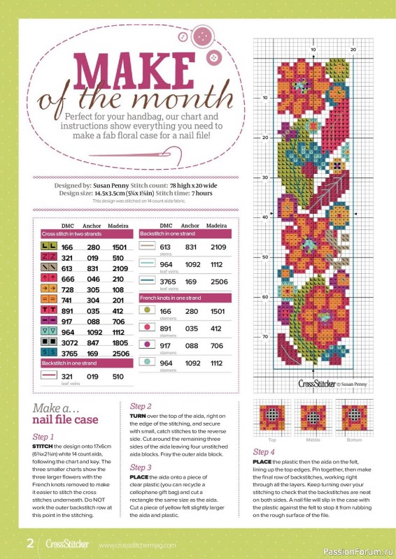 Коллекция вышивки в журнале «CrossStitcher №400 2023»