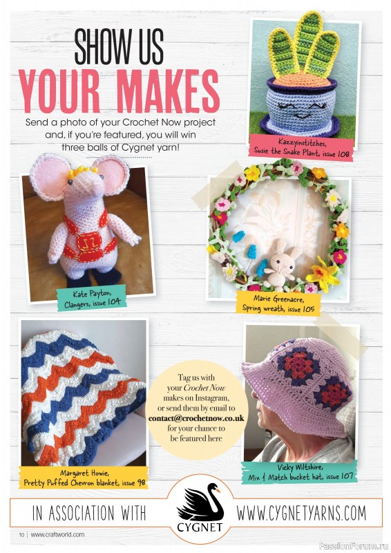 Вязаные проекты крючком в журнале «Crochet Now №110 2024»
