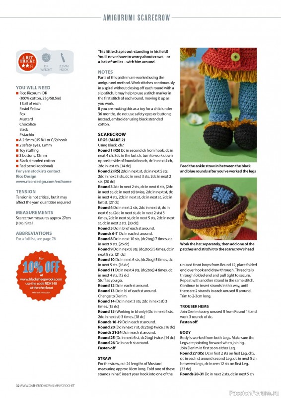 Вязаные проекты крючком в журнале «Simply Crochet №148 2024»