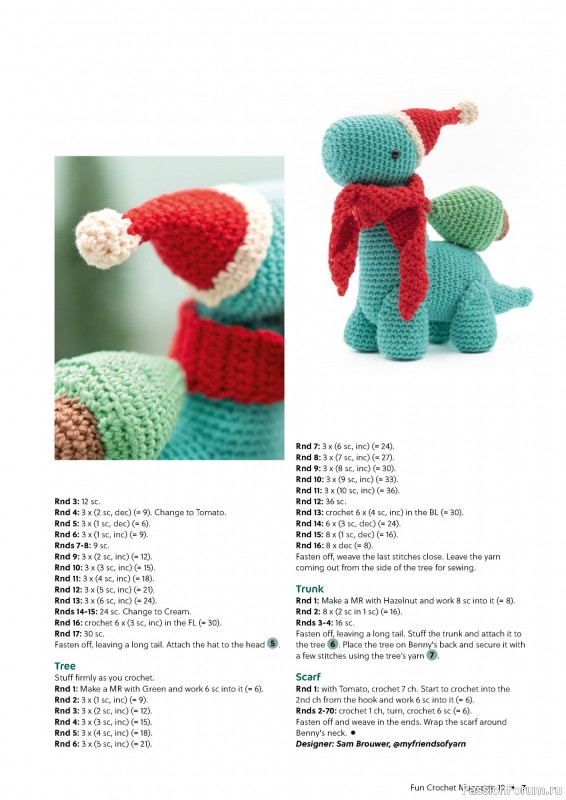 Вязаные проекты в журнале «Fun Crochet Magazine №19 2024»