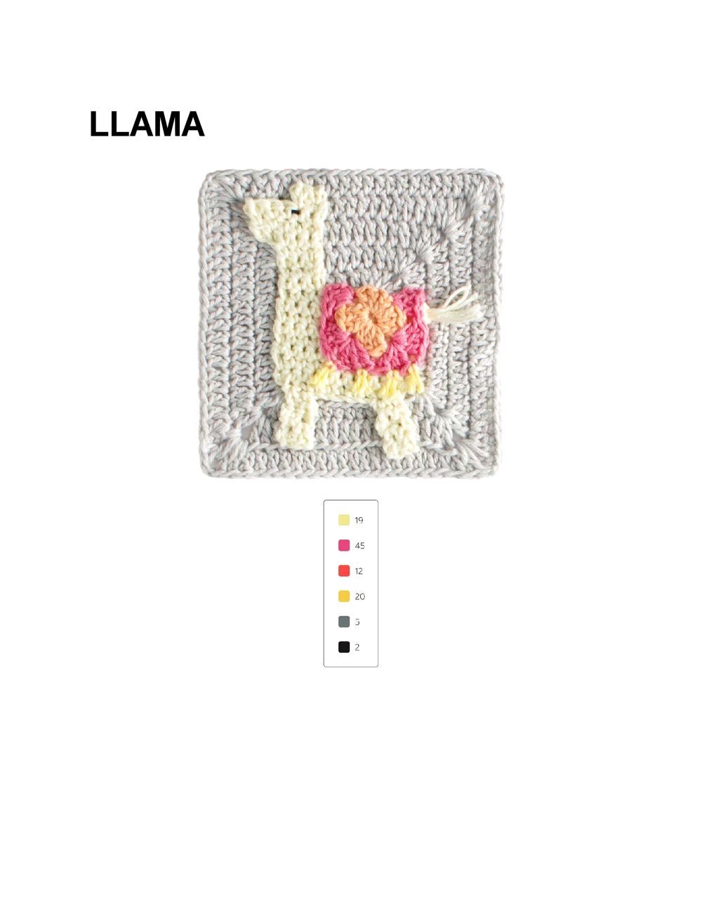 Коллекция "бабушкиных квадратов" в книге «3D Animal Granny Squares»