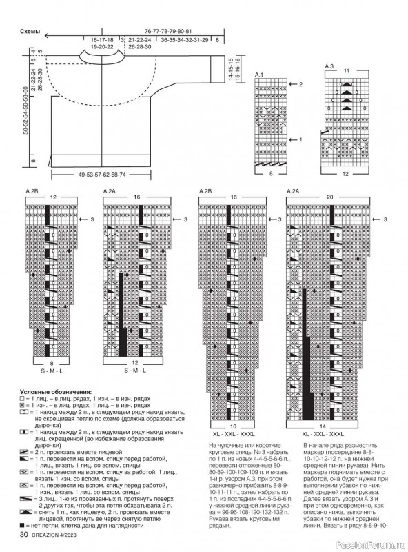 Вязаные модели в журнале «Creazion №4 2023»
