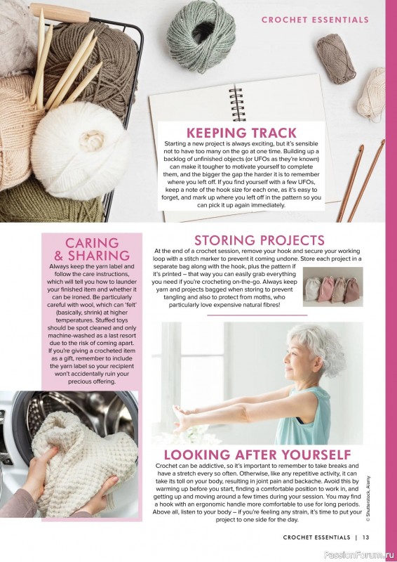 Вязаные проекты крючком в журнале «Simple Crochet Patterns - 1st Edition 2025»