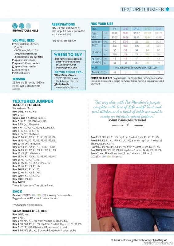 Вязаные проекты крючком в журнале «Simply Knitting №247 2024»