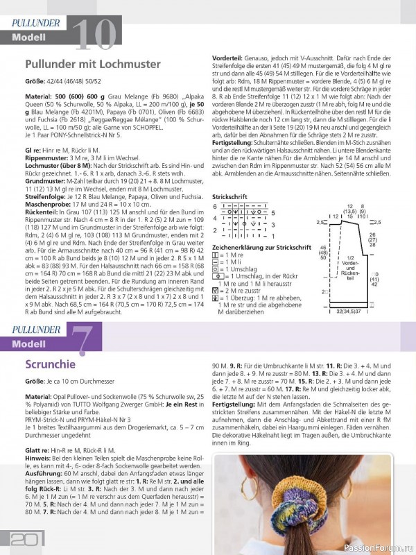 Вязаные проекты в журнале «Meine Strickmode MS108 2023»