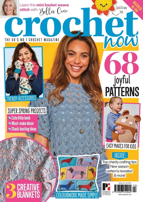 Вязаные модели крючком в журнале &laquo;Crochet Now №92 2023&raquo;