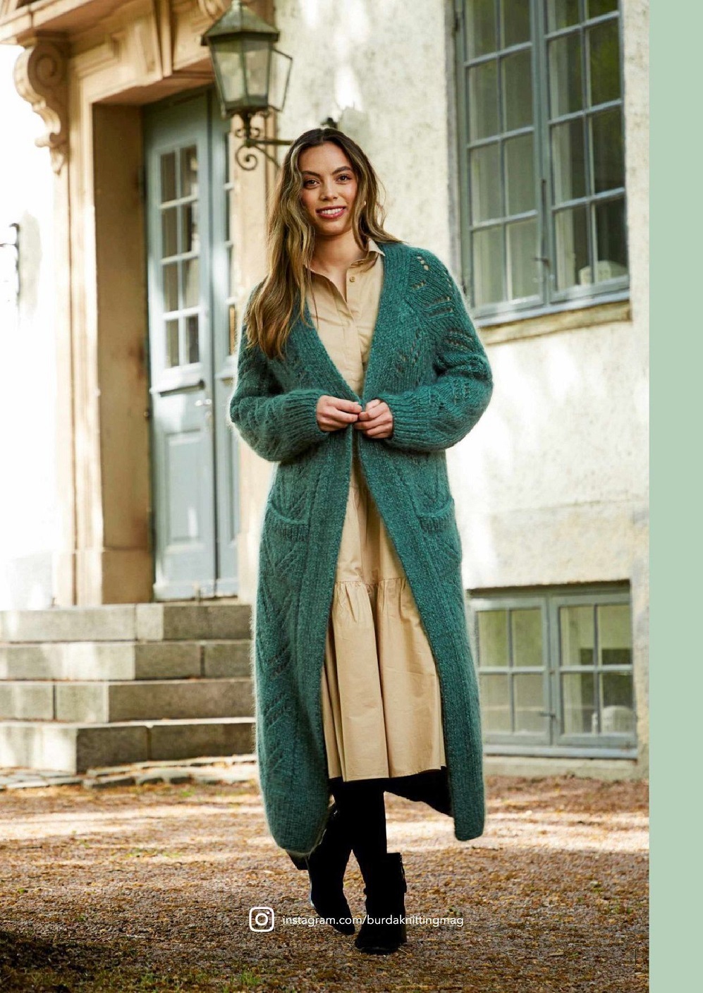 Модели спицами в журнале "Burda Knitting" №12 2021