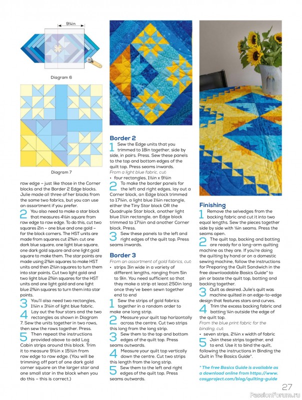 Коллекция проектов для рукодельниц в журнале «Quilters Companion №132 2025»