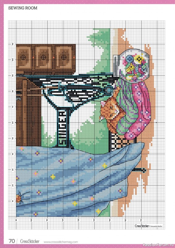 Коллекция вышивки в журнале «CrossStitcher №394 2023»