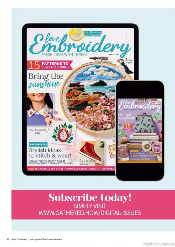 Коллекция вышивки в журнале «Love Embroidery №65 2025»