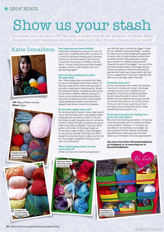 Модели вязаной одежды в журнале "Simply Knitting №221 2022"