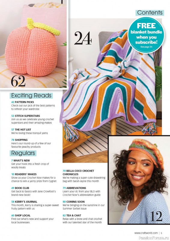Вязаные проекты крючком в журнале «Crochet Now №108 2024»
