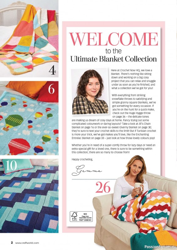 Вязаные проекты крючком в журнале «Crochet Now №108 2024»