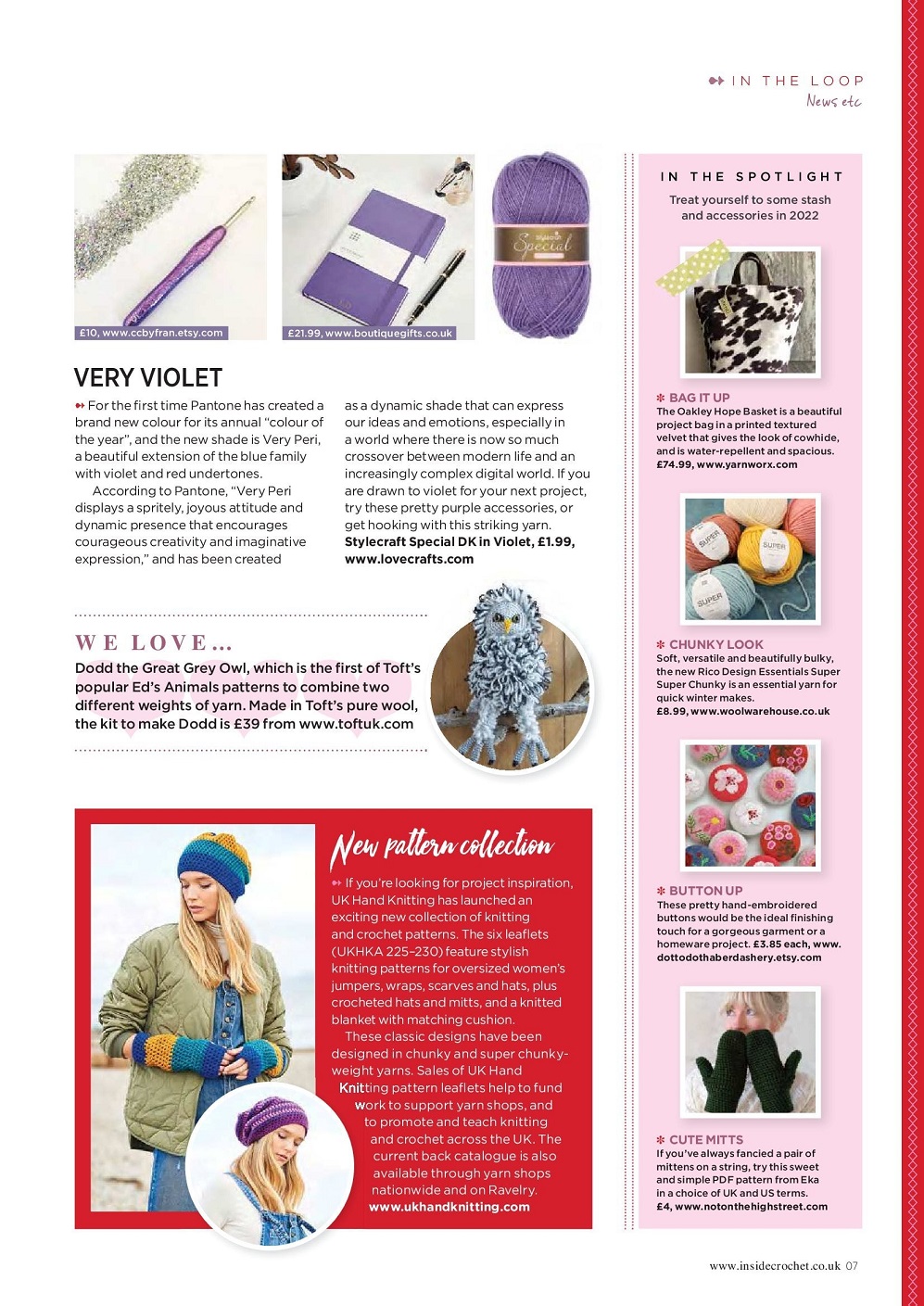 Вязаные модели одежды в журнале "Inside Crochet №144 2022"
