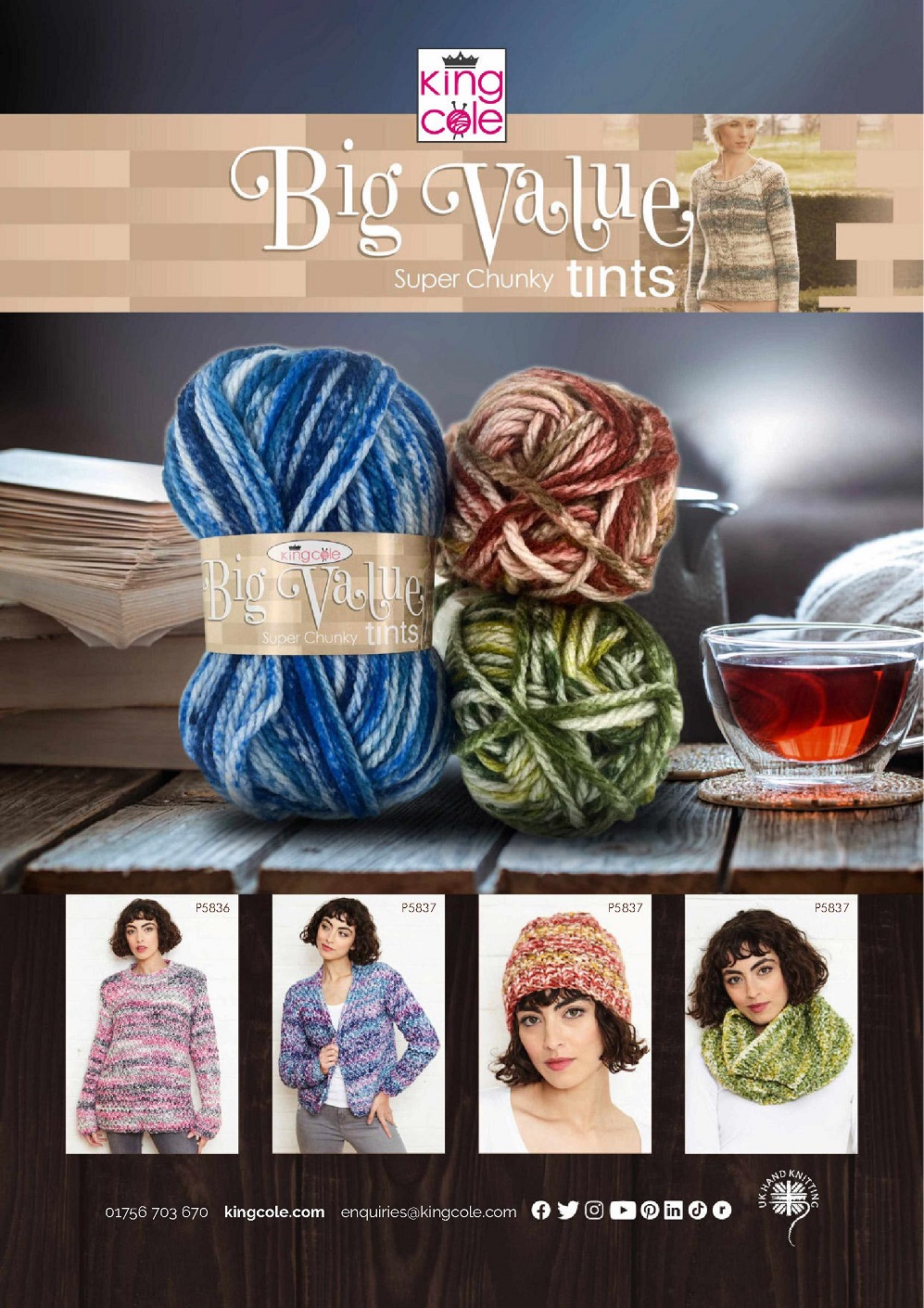 Вязаная одежда для взрослых и детей в журнале &quot;Simply Knitting №220 2022&quot;