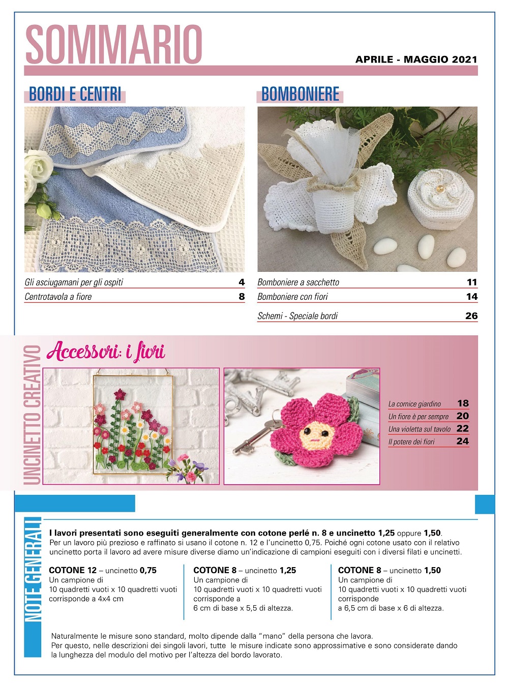 Модели крючком в журнале &quot;Ricami all&rsquo;Uncinetto&quot; n.n.32, 33, 34 2021