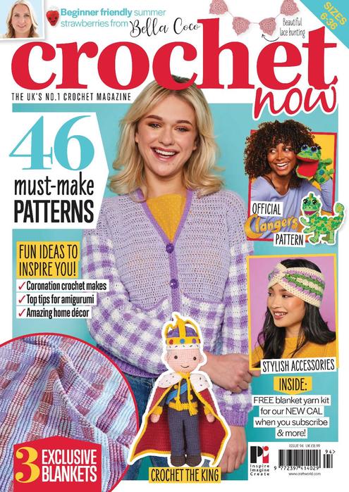 Вязаные проекты крючком в журнале &laquo;Crochet Now №94 2023&raquo;