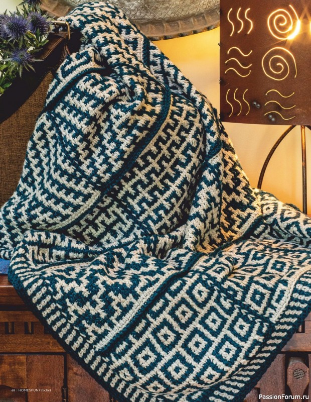 Вязаные проекты крючком в журнале «Homespun Crochet №3 2022»