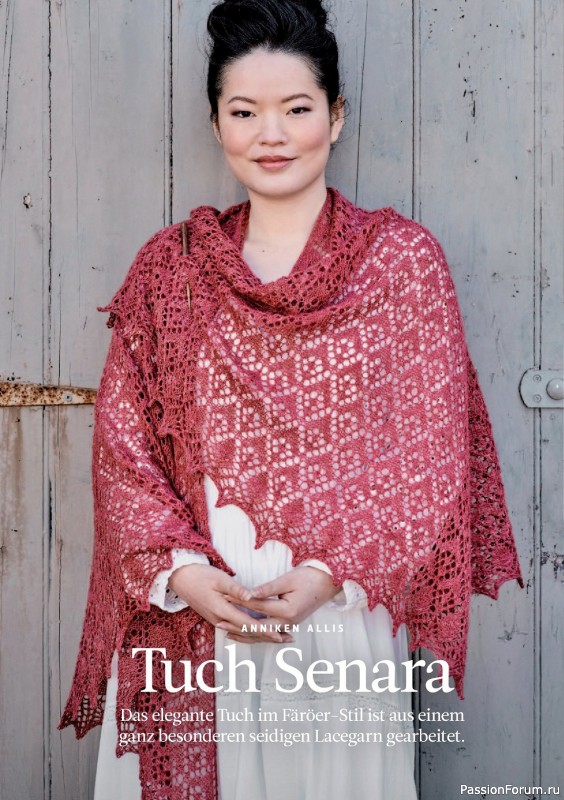 Вязаные проекты спицами в журнале «The Knitter Germany №65 2023»