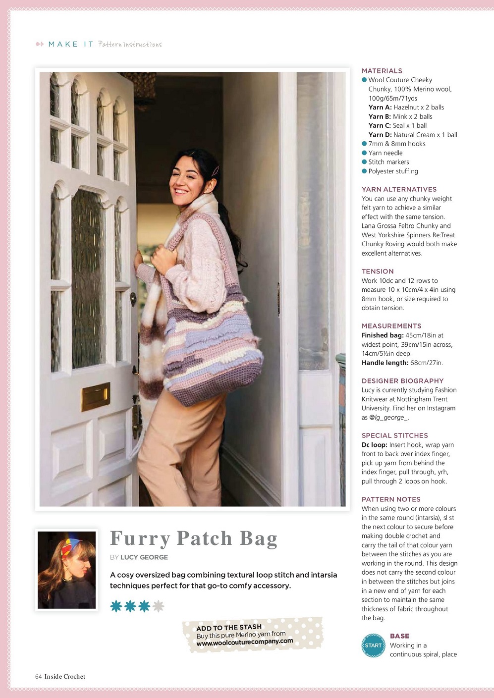 Вязаные модели одежды в журнале "Inside Crochet №144 2022"