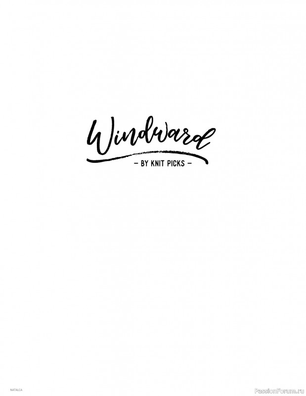 Коллекция трикотажной одежды в книге «Windward Cable Collection»